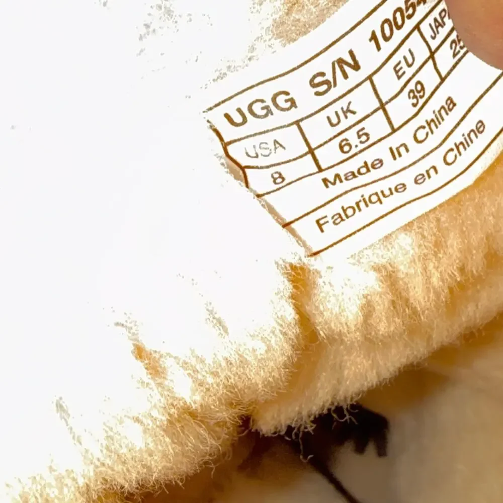 UGG shearling Suede Leather Winter Boots Women’s 8
